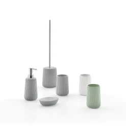 Bissolo Casa Porta Spazzolini<LINEA MARIKA - BICCHIERE PORTASPAZZOLINI VERDE SALVIA