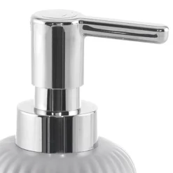 Bissolo Casa Porta Saponi E Dosatori<LINEA MARIKA - DISPENSER GRIGIO E CROMO