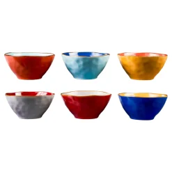 Bissolo Casa Piatti Insalatiere E Terrine<LINEA MEDITERRANEO - INSALATIERA PICCOLA IN GRES DIAM 17CM H 8CM ASSORTITO