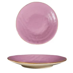 Bissolo Casa Piatti Frutta E Dessert<LINEA MEDITERRANEO - PIATTO DESSERT ROSA IN GRES DIAM 20CM H 3CM