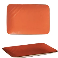 Bissolo Casa Piatti Piani<LINEA MEDITERRANEO - PIATTO RETTANGOLARE GRES JAFFA 27X19CM