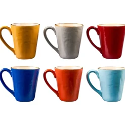 Bissolo Casa Tazze, Tazzine, Coppette Tazze<LINEA MEDITERRANEO - TAZZA MUG IN GRES 360ML ASSORTITO