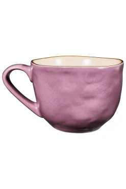 Bissolo Casa Tazze, Tazzine, Coppette Tazze<LINEA MEDITERRANEO - TAZZA CON PIATTINO IN GRES ROSA 125ML