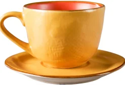 Bissolo Casa Tazze, Tazzine, Coppette Tazze<LINEA MEDITERRANEO - TAZZA CON PIATTINO IN GRES 125ML ASSORTITO