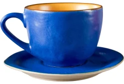 Bissolo Casa Tazze, Tazzine, Coppette Tazze<LINEA MEDITERRANEO - TAZZA CON PIATTINO IN GRES 125ML ASSORTITO