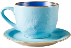 Bissolo Casa Tazze, Tazzine, Coppette Tazze<LINEA MEDITERRANEO - TAZZA CON PIATTINO IN GRES 125ML ASSORTITO
