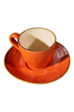 Bissolo Casa Tazze, Tazzine, Coppette Tazzine<LINEA MEDITERRANEO - TAZZINA DA CAFFE IN GRES CON PIATTINO 50ML ASS.