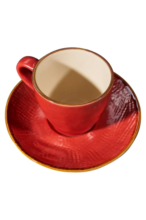 Bissolo Casa Tazze, Tazzine, Coppette Tazzine<LINEA MEDITERRANEO - TAZZINA DA CAFFE IN GRES CON PIATTINO 50ML ASS.