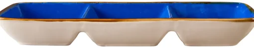Bissolo Casa Tazze, Tazzine, Coppette Coppette<LINEA MEDITERRANEO - VASSOIO APERITIVO IN GRES 29X11CM H 4CM ASSORTITO