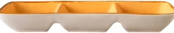Bissolo Casa Tazze, Tazzine, Coppette Coppette<LINEA MEDITERRANEO - VASSOIO APERITIVO IN GRES 29X11CM H 4CM ASSORTITO