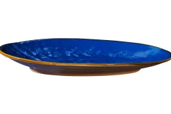 Bissolo Casa Piatti Vassoi<LINEA MEDITERRANEO - VASSOIO OVALE IN GRES 36X21CM H 5CM ASSORTITO