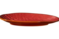 Bissolo Casa Piatti Vassoi<LINEA MEDITERRANEO - VASSOIO OVALE IN GRES 36X21CM H 5CM ASSORTITO