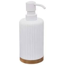 Bissolo Casa Porta Saponi E Dosatori<LINEA MODERN - DISPENSER SAPONE BIANCO E NATURALE