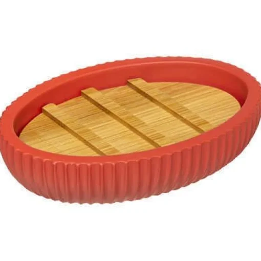 Bissolo Casa Porta Saponi E Dosatori<LINEA MODERN - PORTA SAPONE CORALLO E NATURALE