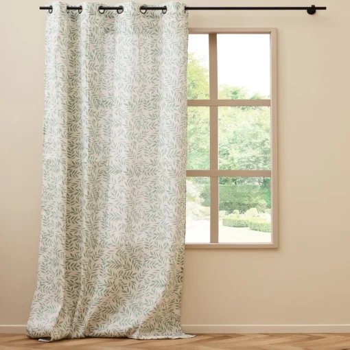 Bissolo Casa Tende Tende Confezionate<LINEA NAYA - TENDA CON OCCHIELLI IN POLICOTONE CM 140X280 VERDE SALVIA: vendita online LINEA NAYA - TENDA CON OCCHIELLI IN POLICOTONE CM 140X280 VERDE SALVIA in offerta