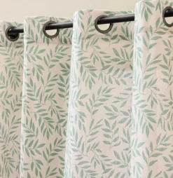 Bissolo Casa Tende Tende Confezionate<LINEA NAYA - TENDA CON OCCHIELLI IN POLICOTONE CM 140X280 VERDE SALVIA: vendita online LINEA NAYA - TENDA CON OCCHIELLI IN POLICOTONE CM 140X280 VERDE SALVIA in offerta