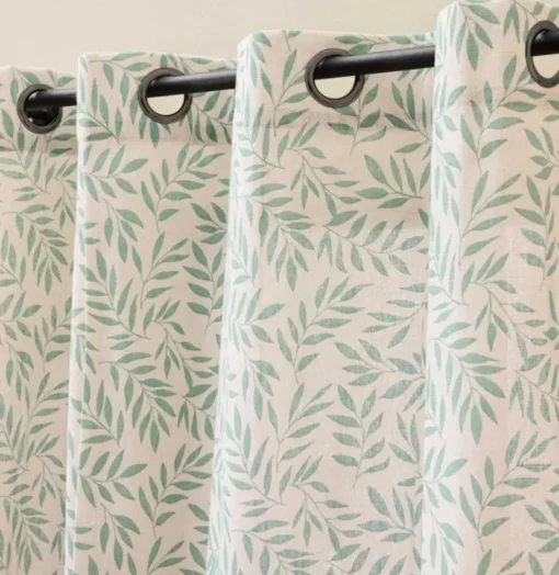 Bissolo Casa Tende Tende Confezionate<LINEA NAYA - TENDA CON OCCHIELLI IN POLICOTONE CM 140X280 VERDE SALVIA: vendita online LINEA NAYA - TENDA CON OCCHIELLI IN POLICOTONE CM 140X280 VERDE SALVIA in offerta