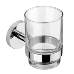 Bissolo Casa Porta Spazzolini<LINEA NEXO - BICCHIERE PORTASPAZZOLINI TRASPARENTE