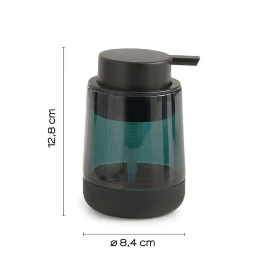 Bissolo Casa Porta Saponi E Dosatori<LINEA NICOLE - DOSASAPONE VERDE E NERO