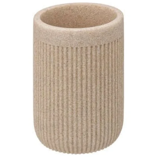 Bissolo Casa Porta Spazzolini<LINEA ONY - BICCHIERE PORTASPAZZOLINI BEIGE