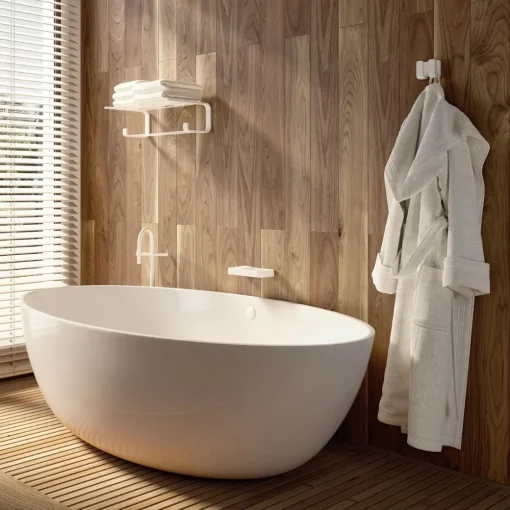 Bissolo Casa Appendini<LINEA OUTLINE - APPENDINO 2 POSTI BIANCO MATT