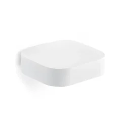 Bissolo Casa Porta Saponi E Dosatori<LINEA OUTLINE - PORTA SAPONE BIANCO MATT