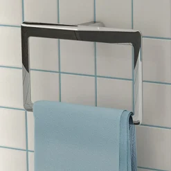 Bissolo Casa Porta Asciugamani<LINEA PIRENEI - PORTA ASCIUGAMANI ANELLO CROMO