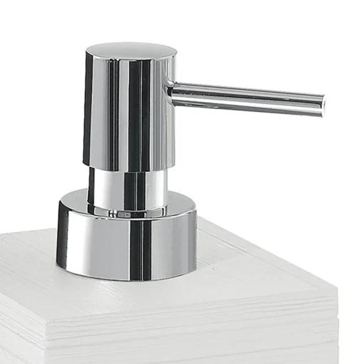 Bissolo Casa Porta Saponi E Dosatori<LINEA QUADROTTO - DOSASAPONE BIANCO