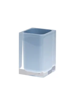 Bissolo Casa Porta Spazzolini<LINEA RAINBOW - BICCHIERE PORTASPAZZOLINI CELESTE