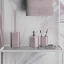 Bissolo Casa Porta Saponi E Dosatori<LINEA RAINBOW - PORTA SAPONE ROSA