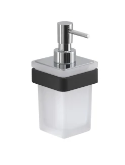 Bissolo Casa Porta Saponi E Dosatori<LINEA SAMOA - DOSASAPONE NERO MATT