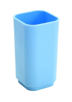 Bissolo Casa Porta Spazzolini<LINEA SEVENTY - BICCHIERE PORTASPAZZOLINI CELESTE