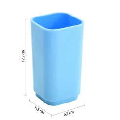Bissolo Casa Porta Spazzolini<LINEA SEVENTY - BICCHIERE PORTASPAZZOLINI CELESTE