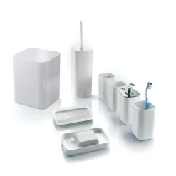 Bissolo Casa Porta Spazzolini<LINEA SEVENTY - BICCHIERE PORTASPAZZOLINI BIANCO