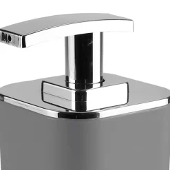 Bissolo Casa Porta Saponi E Dosatori<LINEA SEVENTY - DOSASAPONE GRIGIO E CROMO