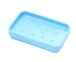 Bissolo Casa Porta Saponi E Dosatori<LINEA SEVENTY - PORTA SAPONE CELESTE