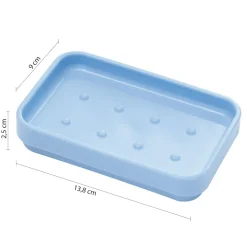 Bissolo Casa Porta Saponi E Dosatori<LINEA SEVENTY - PORTA SAPONE CELESTE