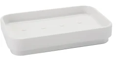 Bissolo Casa Porta Saponi E Dosatori<LINEA SEVENTY - PORTA SAPONE BIANCO