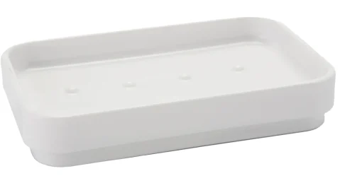 Bissolo Casa Porta Saponi E Dosatori<LINEA SEVENTY - PORTA SAPONE BIANCO