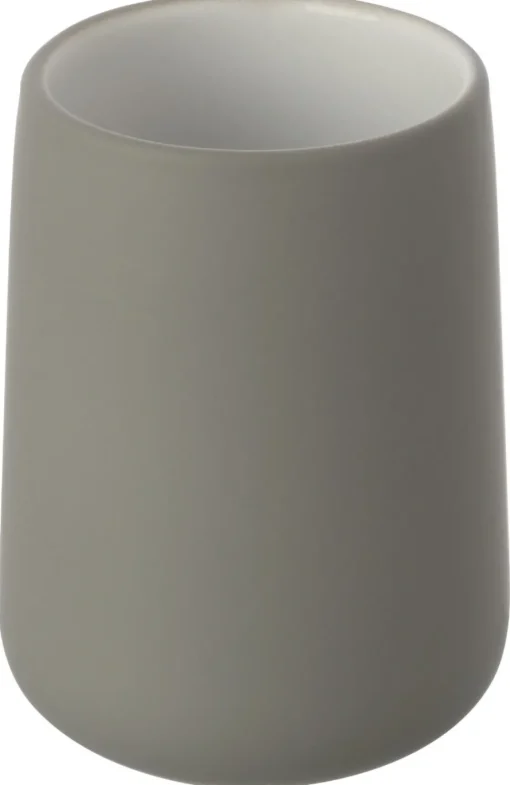 Bissolo Casa Porta Spazzolini<LINEA SIDNEY - BICCHIERE PORTASPAZZOLINI GRIGIO