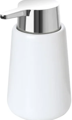 Bissolo Casa Porta Saponi E Dosatori<LINEA SIDNEY - DISPENSER SAPONE BIANCO E CROMO