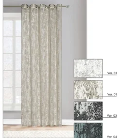 Bissolo Casa Tende Tende Confezionate<LINEA SIDNEY - TENDA CON OCCHIELLI IN POLIESTERE 200X280CM VAR. 04 BLU: vendita online LINEA SIDNEY - TENDA CON OCCHIELLI IN POLIESTERE 200X280CM VAR. 04 BLU in offerta