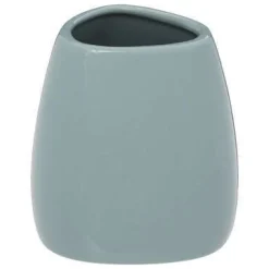 Bissolo Casa Porta Spazzolini<LINEA SILK - BICCHIERE PORTASPAZZOLINI CELESTE