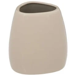 Bissolo Casa Porta Spazzolini<LINEA SILK - BICCHIERE PORTASPAZZOLINI BEIGE