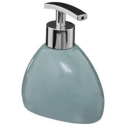 Bissolo Casa Porta Saponi E Dosatori<LINEA SILK - DISPENSER SAPONE CELESTE E CROMO