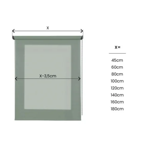 Bissolo Casa Tende Tende A Rullo Da Interno<LINEA SOFT - TENDA A RULLO FILTRANTE EUCALIPTO 60X180CM: vendita online LINEA SOFT - TENDA A RULLO FILTRANTE EUCALIPTO 60X180CM in offerta