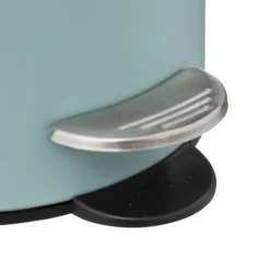 Bissolo Casa Pattumiere Bagno<LINEA SOFTCLOSE - PATTUMIERA BAGNO 3LT CELESTE E NERO