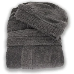 Bissolo Casa Tessile Bagno Accappatoi|Accappatoi<LINEA SOLID - ACCAPPATOIO ANTRACITE TG. XL: vendita online LINEA SOLID - ACCAPPATOIO ANTRACITE TG. XL in offerta