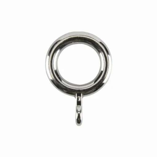 Bissolo Casa Accessori E Pali Tende Finali Per Pali<LINEA SOLUTIONS 12MM - SET 10 ANELLI PER TENDA IN PLASTICA COLORE CROMATO : vendita online LINEA SOLUTIONS 12MM - SET 10 ANELLI PER TENDA IN PLASTICA COLORE CROMATO in offerta