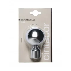 Bissolo Casa Accessori E Pali Tende Finali Per Pali<LINEA TENDENCIAS - FINALE PER TENDA MOD. SFERA COLORE CROMATO: vendita online LINEA TENDENCIAS - FINALE PER TENDA MOD. SFERA COLORE CROMATO in offerta